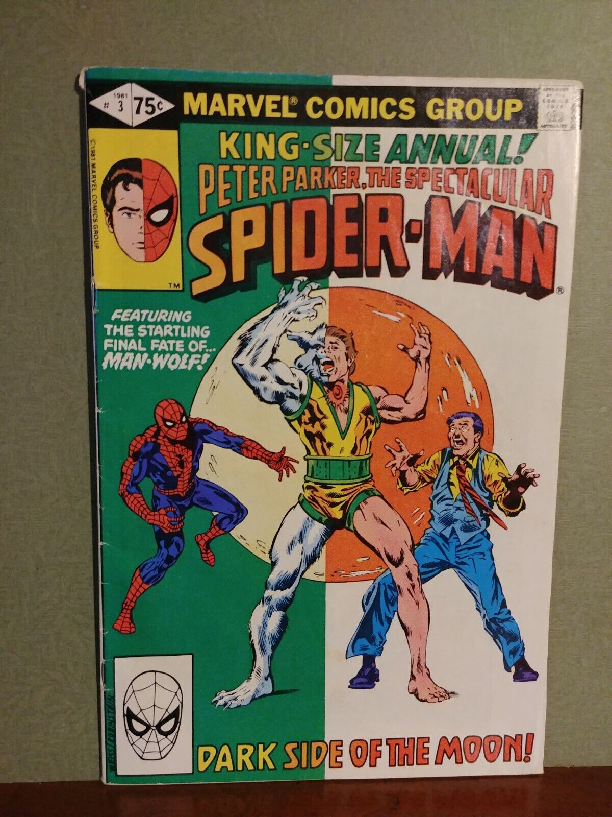  1981 Peter Parker the Spectacular Spider-Man King-Size Annual #3 Man-Wolf  4.0