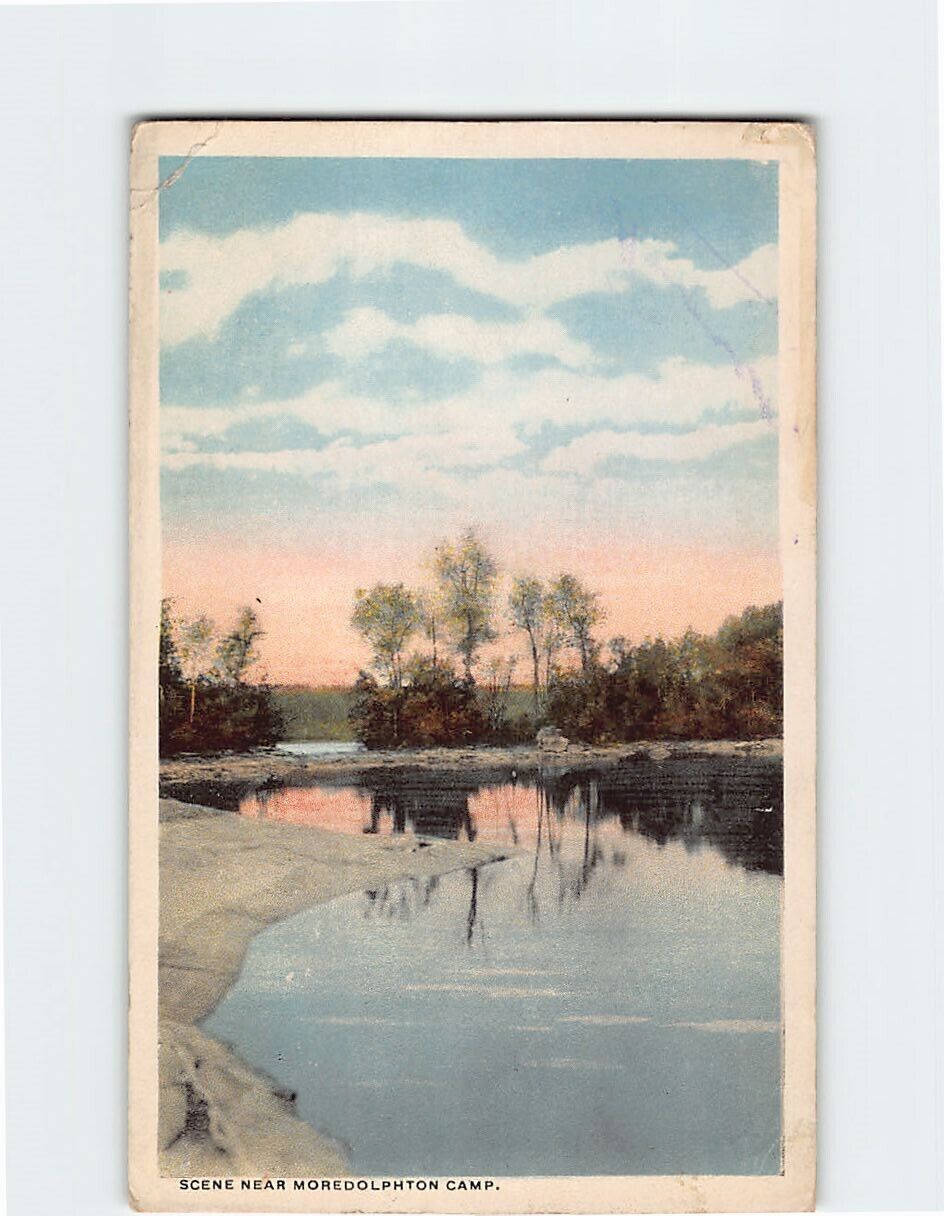 Postcard Scene near Moredolphton Camp Ontario Canada
