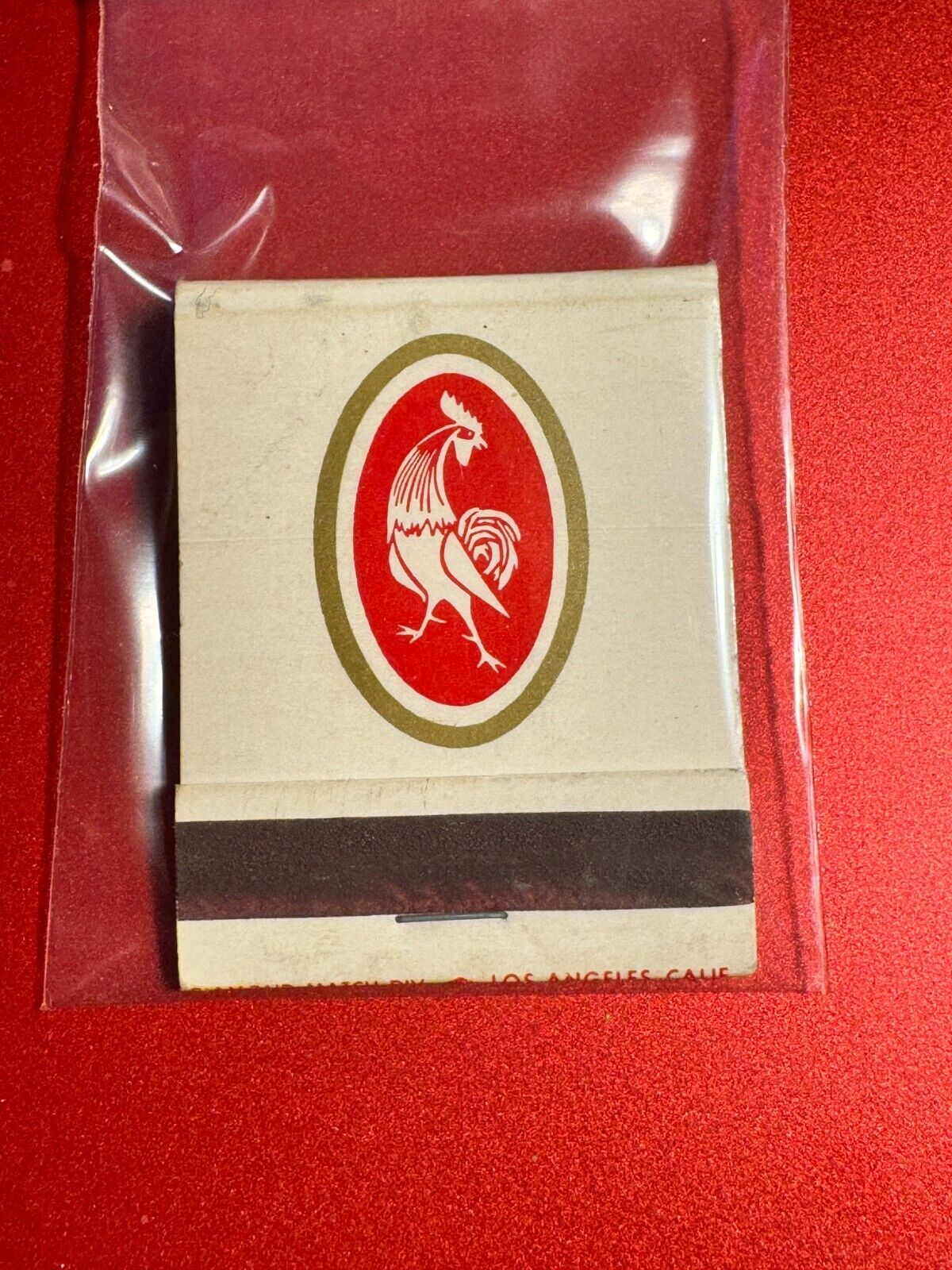 MATCHBOOK -TAIL O\' THE COCK RESTAURANT - LOS ANGELES, CA - UNSTRUCK