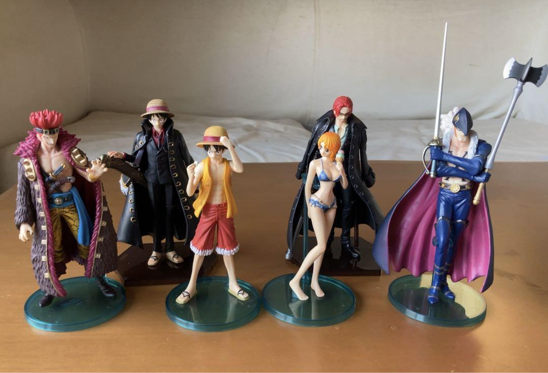 ONE PIECE Figure lot of 6 Set sale Goods Nami Shanks Luffy Others character