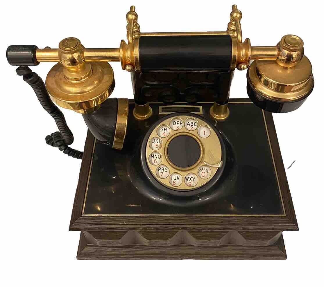 Vintage Deco-Tel Rotary Telephone Model DBM1330B American Telecomm DAG1330B