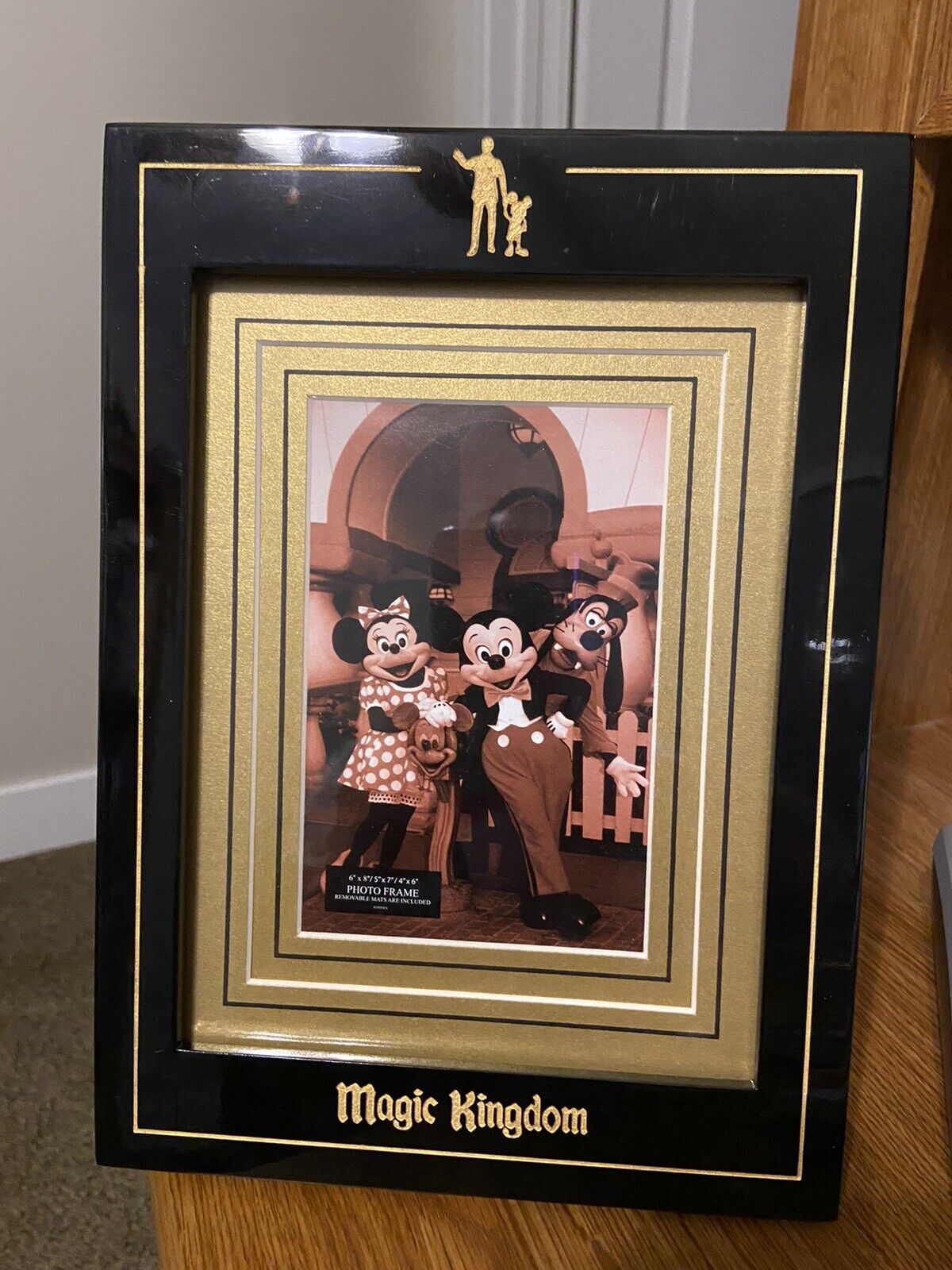 Vintage Walt Disney Magic Kingdom photo frame