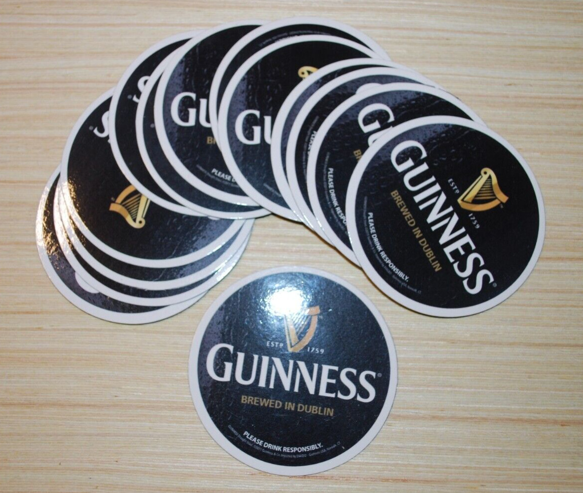 Guinness beer refrigerator magnet 2.75 inches diameter
