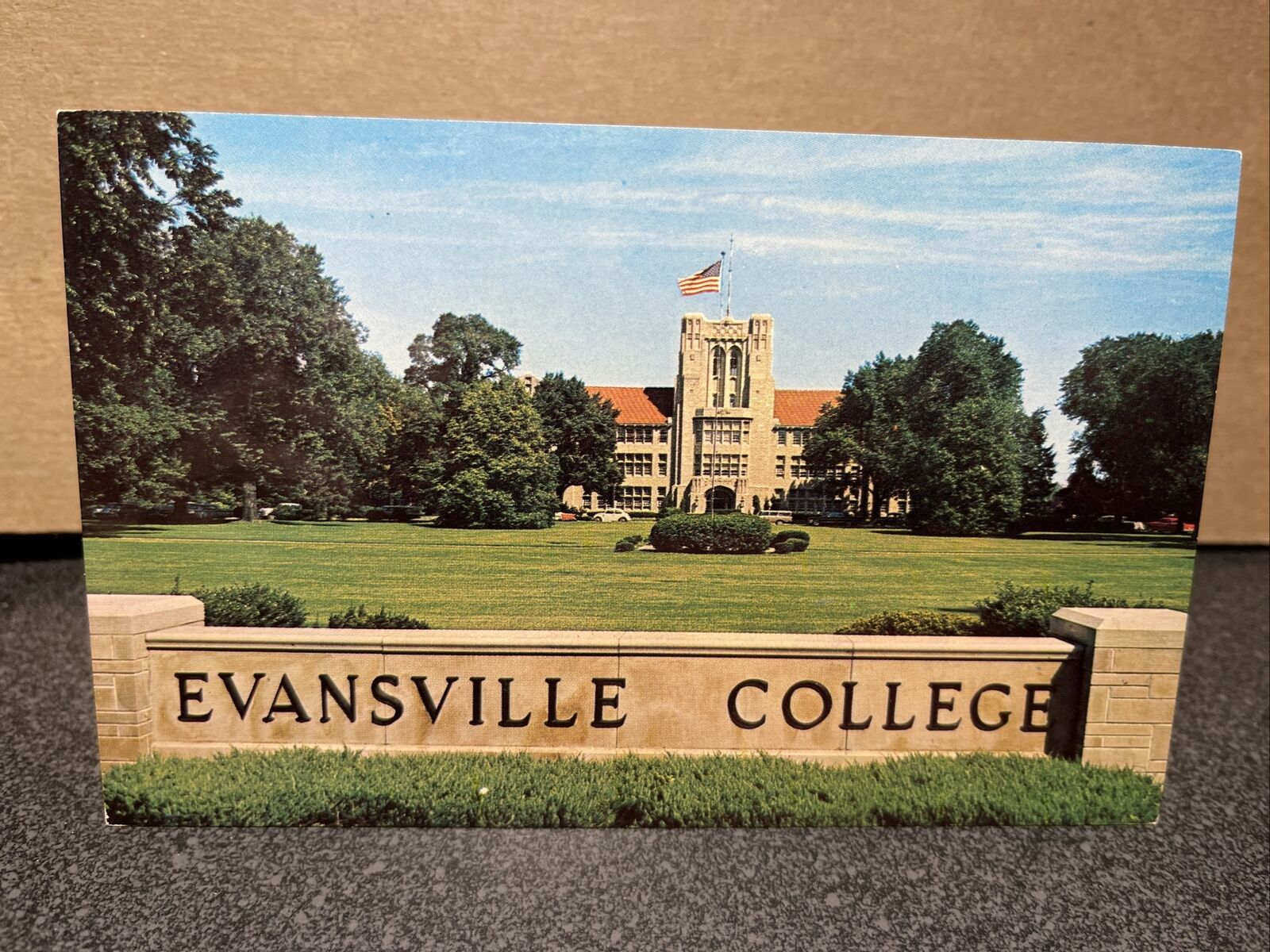 Evansville College Evansville Indiana Postcard￼