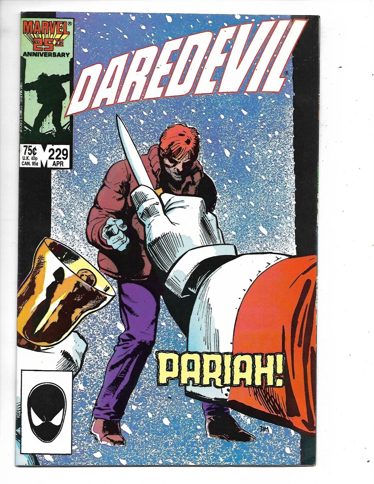 Marvel Comics 1986 Daredevil #229 VF