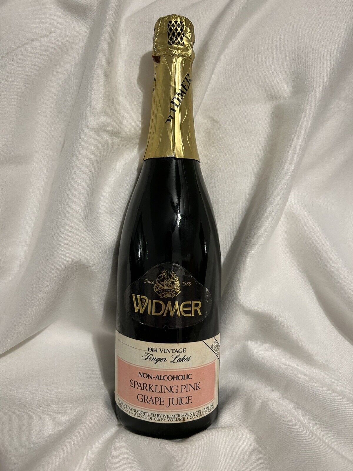 EXTREMELY RARE Widmer Wine Cellars 1984 Finger Lakes Sparkling Grape Juice