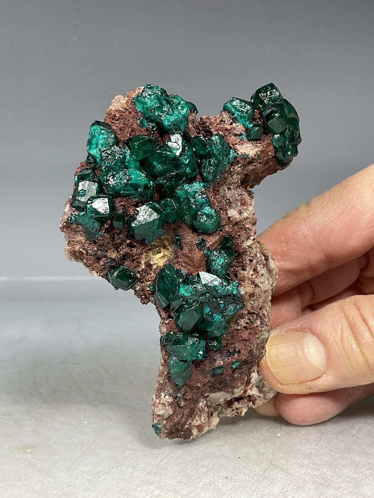 SS Rocks - Dioptase Crystals (Mindouli Pool Dept, Republic of Congo) 86g