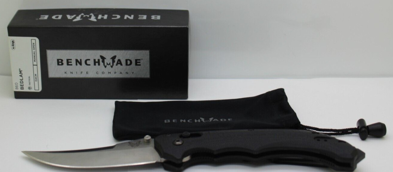 Benchmade Bedlam 860SBK Knife. New In Box.