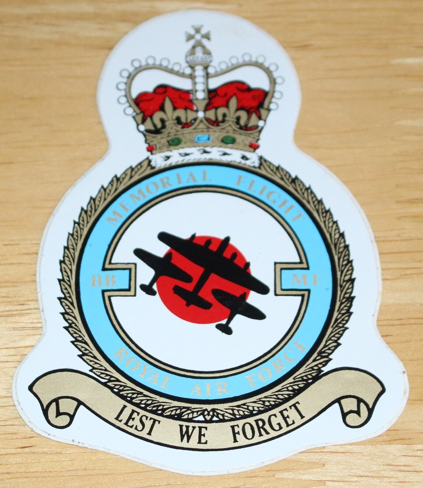 RAF Royal Air Force Battle of Britain Memorial Flight BBMF Crest Sticker
