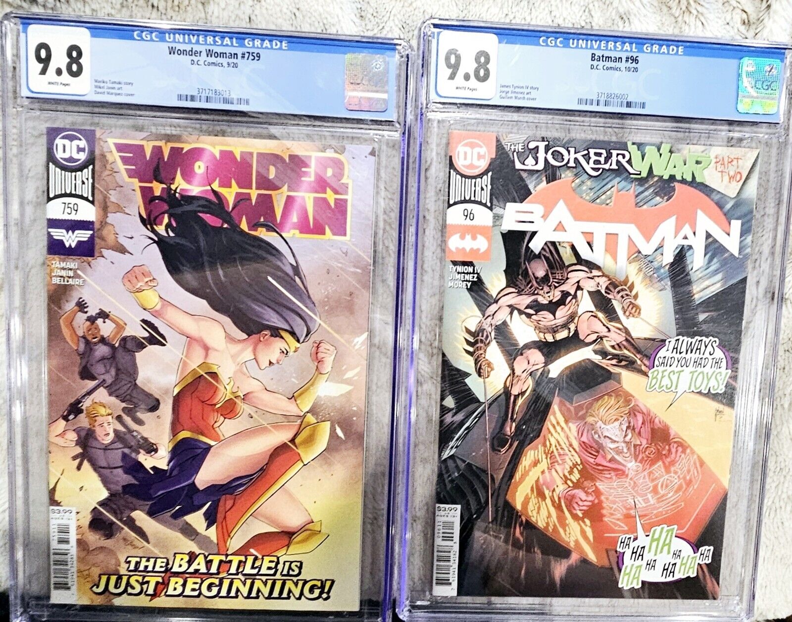 Batman #96 & Wonder Woman #759Comic Both CGC9.8 Comics 4 Sale Collectible Comics