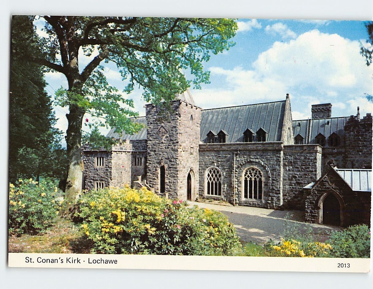 Postcard St. Conan\'s Kirk Lochawe Scotland