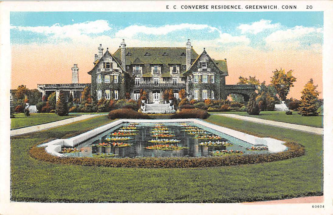 GREENWICH, CT ~ E. C. CONVERSE RESIDENCE & GROUNDS, RUBEN PUB ~ 1915-30