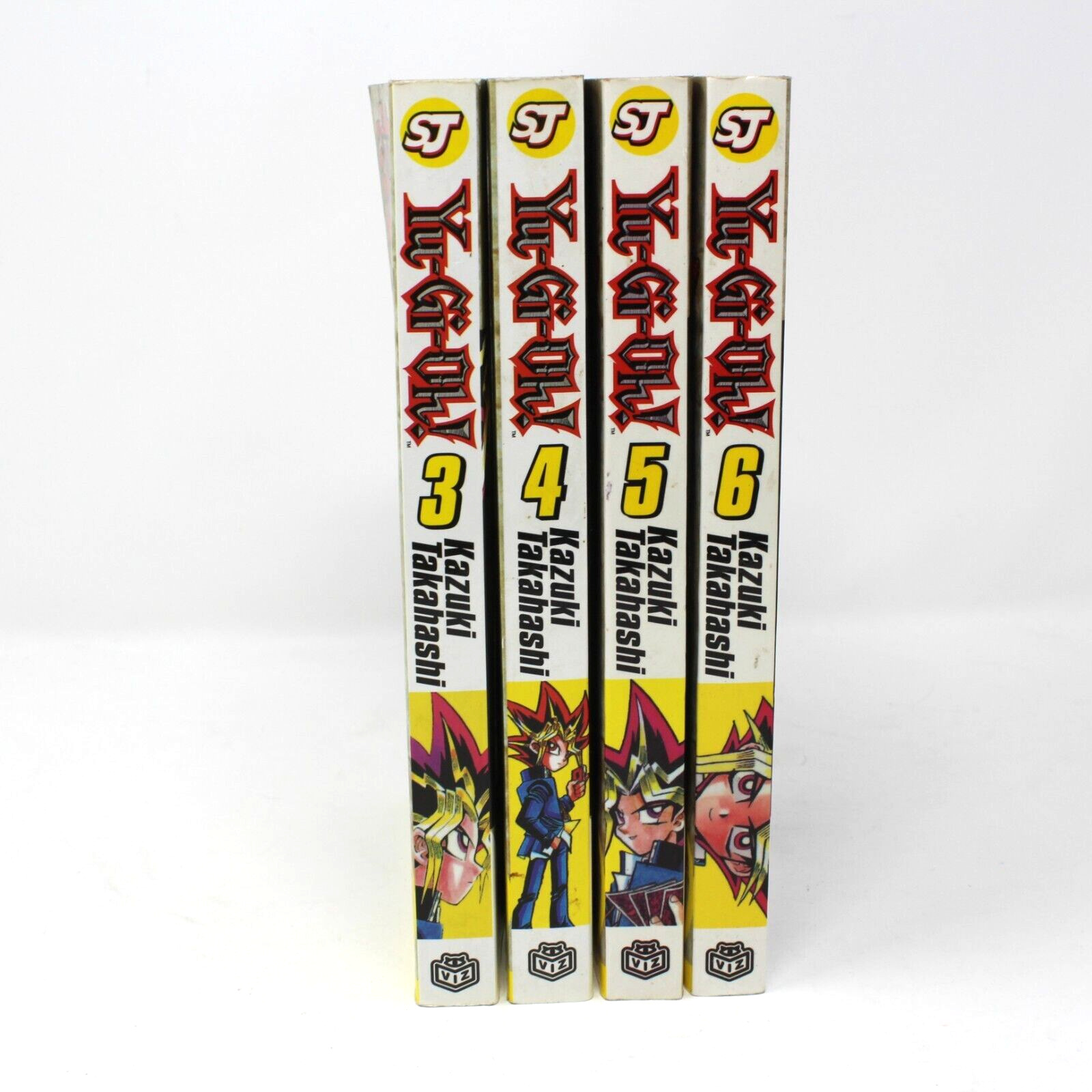 YU-GI-OH Shonen Jump Manga Volume 3-6 Graphic Novel by Takahashi, Kazuki Nice
