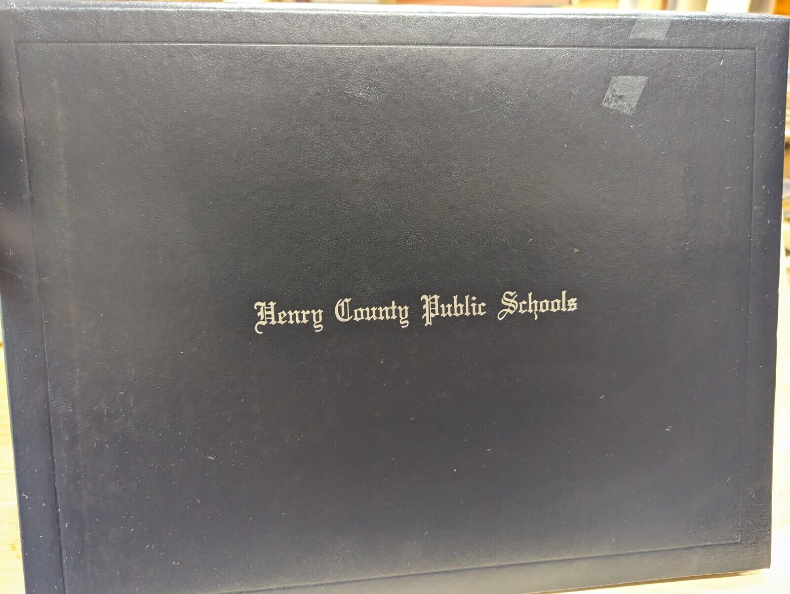 Henry County Public Schools Diploma Folder Diploma Folio
