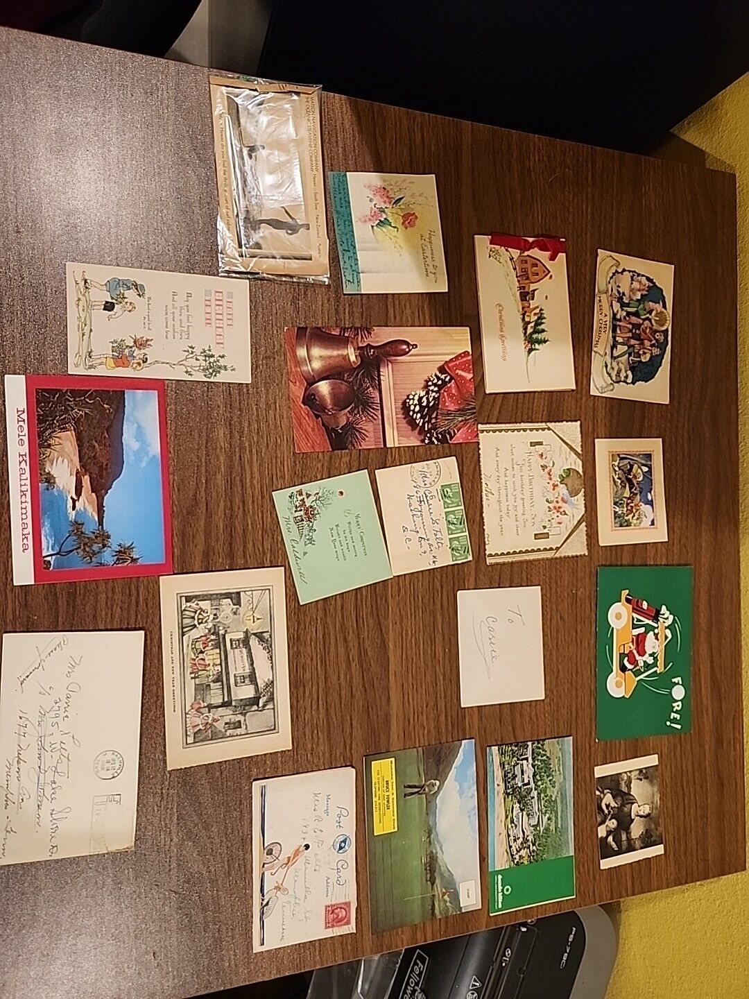 Lot of antique post cards and greeting cards