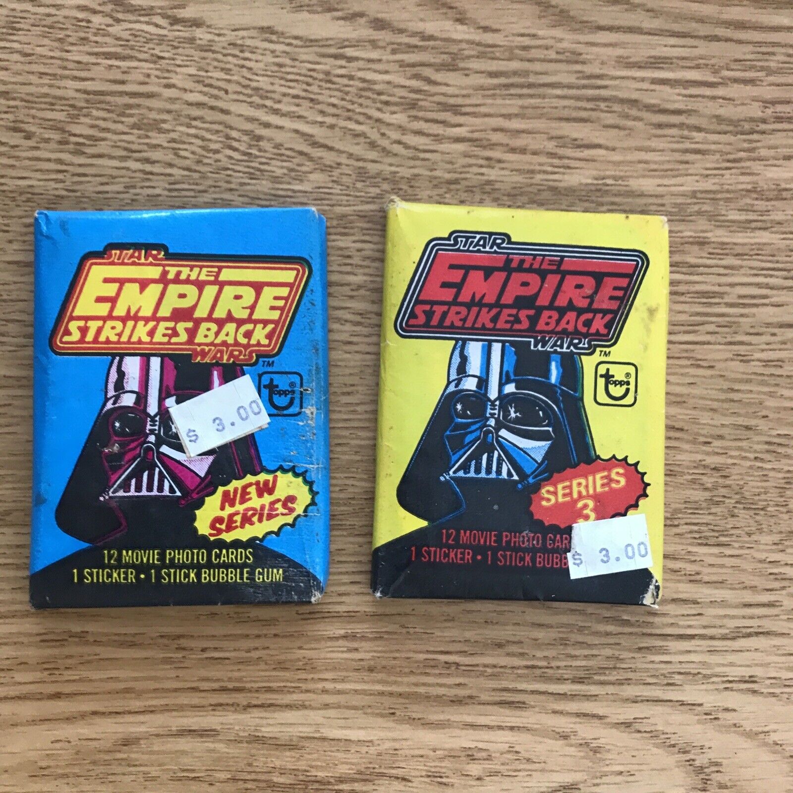 1980 Topps Empire Strikes Back Series 2 & 3 Wax Pack Lot