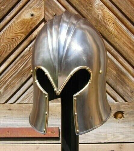 Medieval 18 Guage Steel Medieval Fantasy Barbuda Helmet