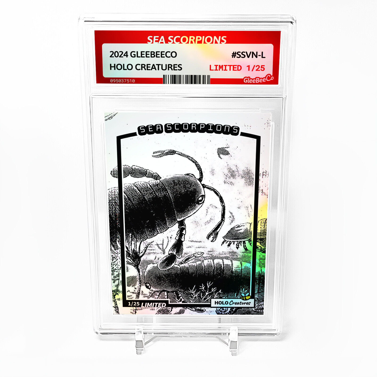 SEA SCORPIONS Holographic Art Card 2024 GleeBeeCo Slabbed #SSVN-L Only /25