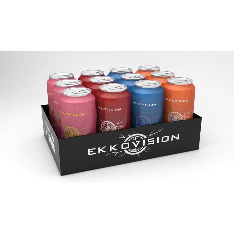 Ekkovision Energy Drink Multiple flavors 4/12 Pack