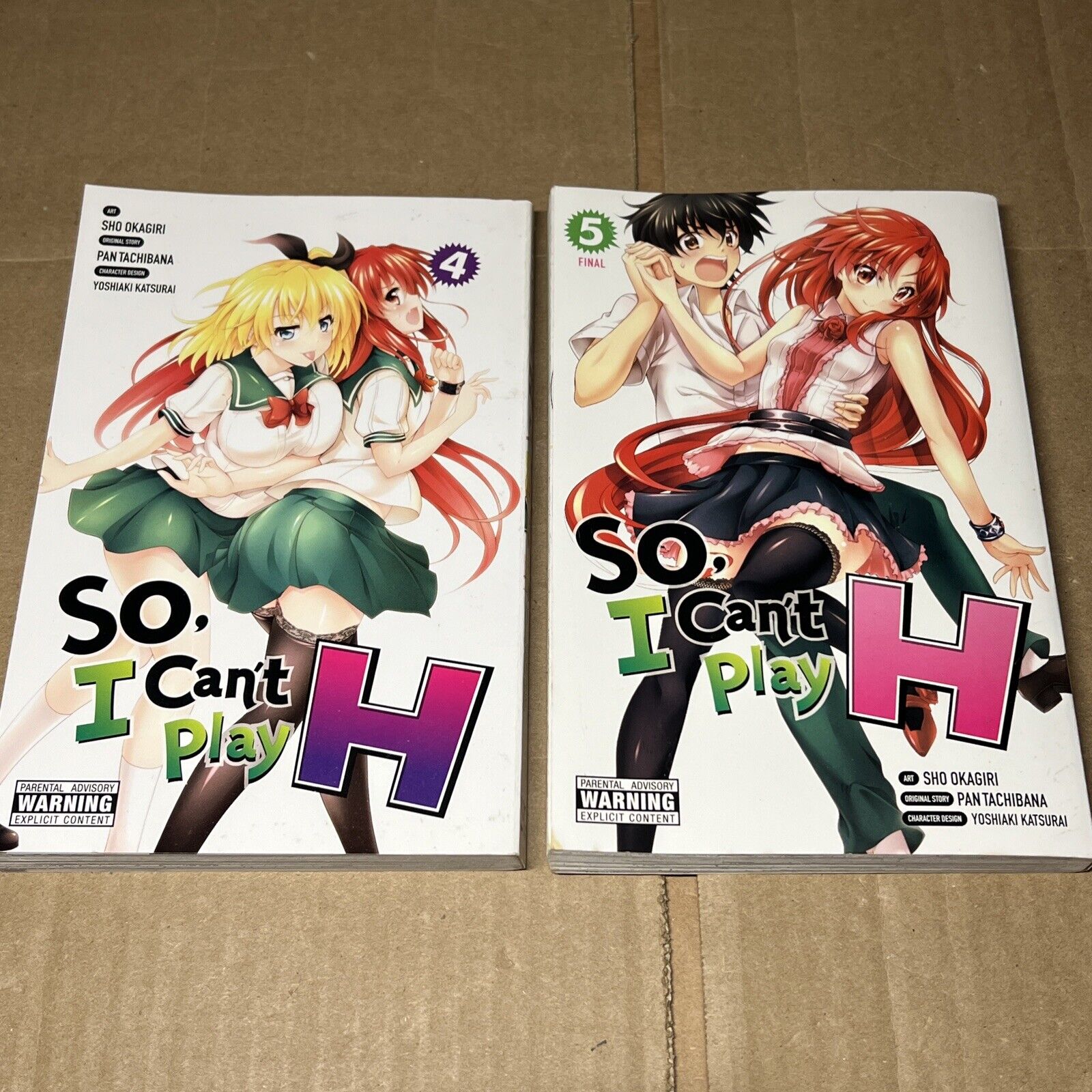 Lot Of 2 - So, I Can\'t Play H - Vol. 4&5 English Manga 