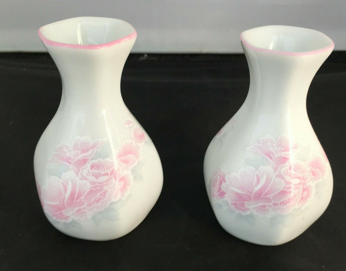 Pair of Vintage Leart Mini Vase made In Brazil