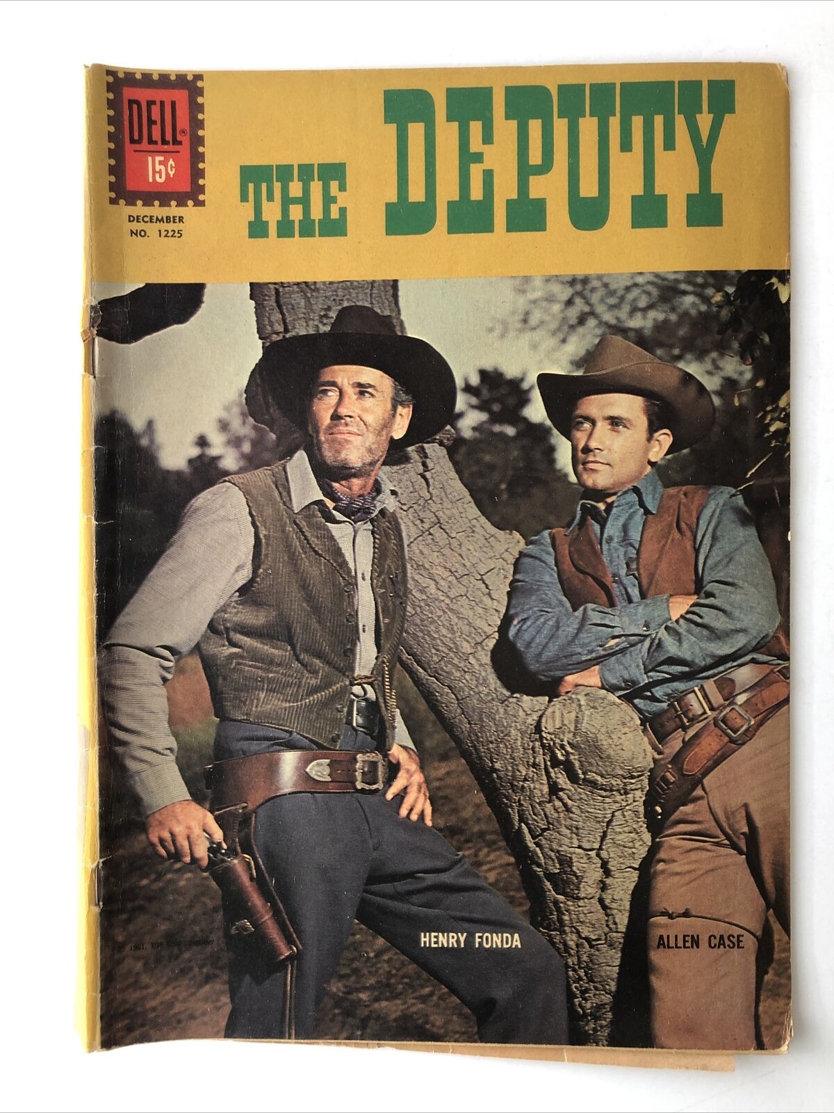 Dell Western Adventure Comic Book 1960 #1225 THE DEPUTY Henry Fonda Allen Case