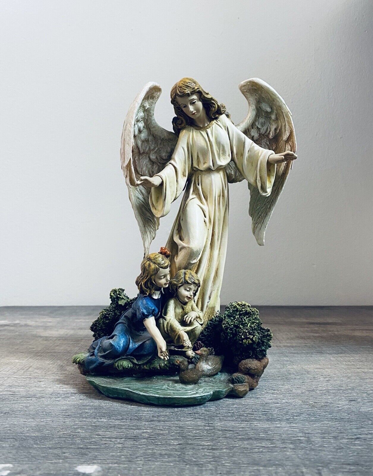 2005 Joseph’s Studio by Roman - Guardian Angel with Children Figure Renaissance