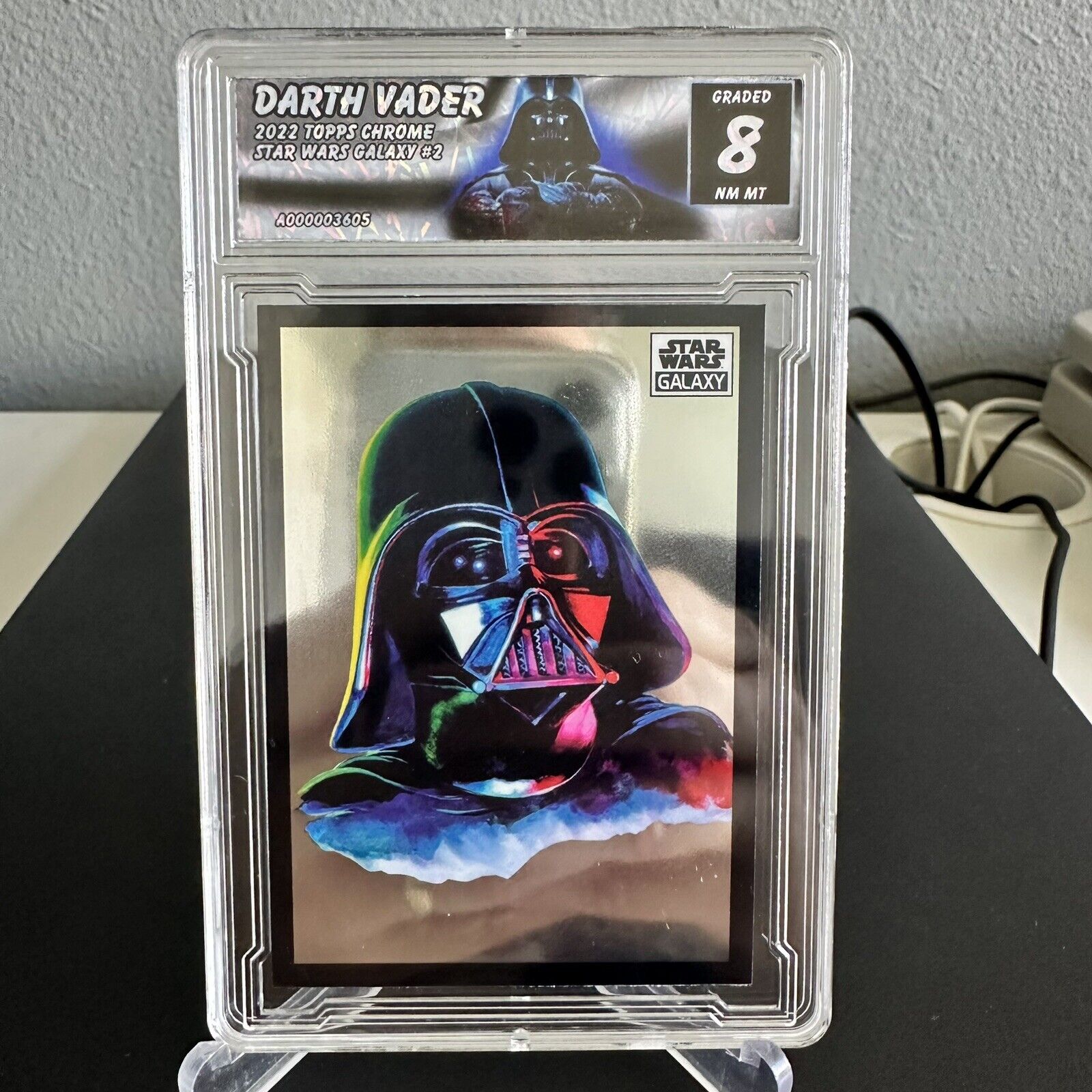 2022 Topps Chrome Star Wars Galaxy Darth Vader Card #2 Graded