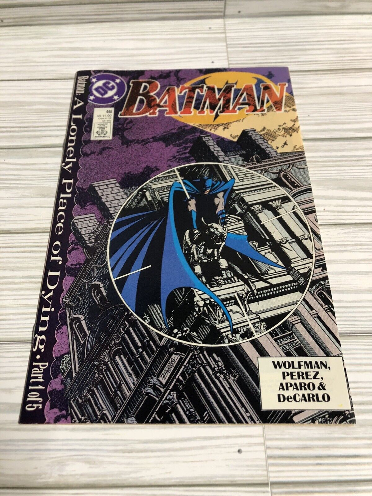 1989 Batman #440 ~ A Lonely Place of Dying ~ Two Face ~ Part 1 of 5 ~ Comic Book