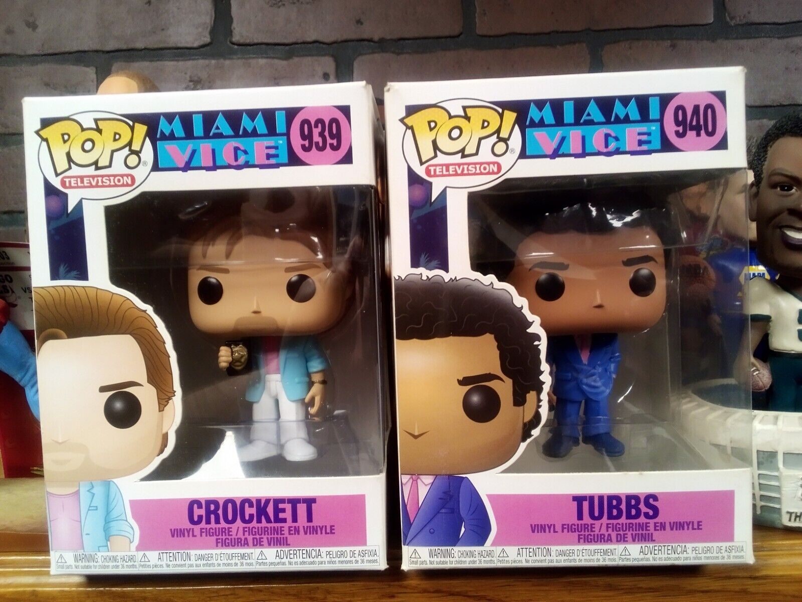Funko Pop Crockett And Tubbs Miami Vice Television #939 #940 