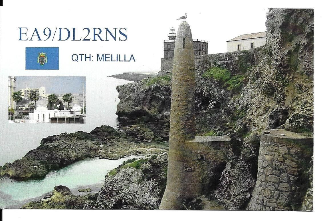 QSL 2014 Melilla Spanish Africa    radio card