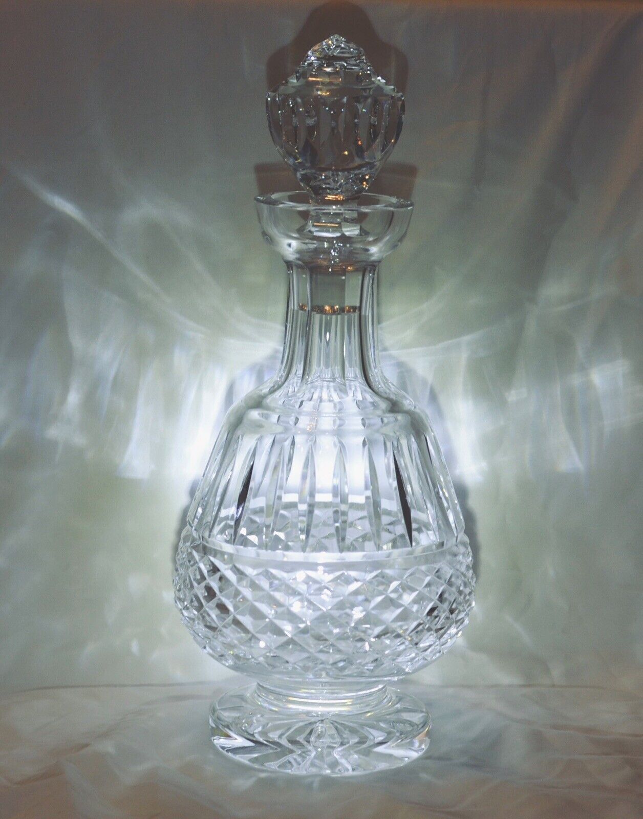 WATERFORD CRYSTAL LISMORE  BRANDY FOOTED DECANTER