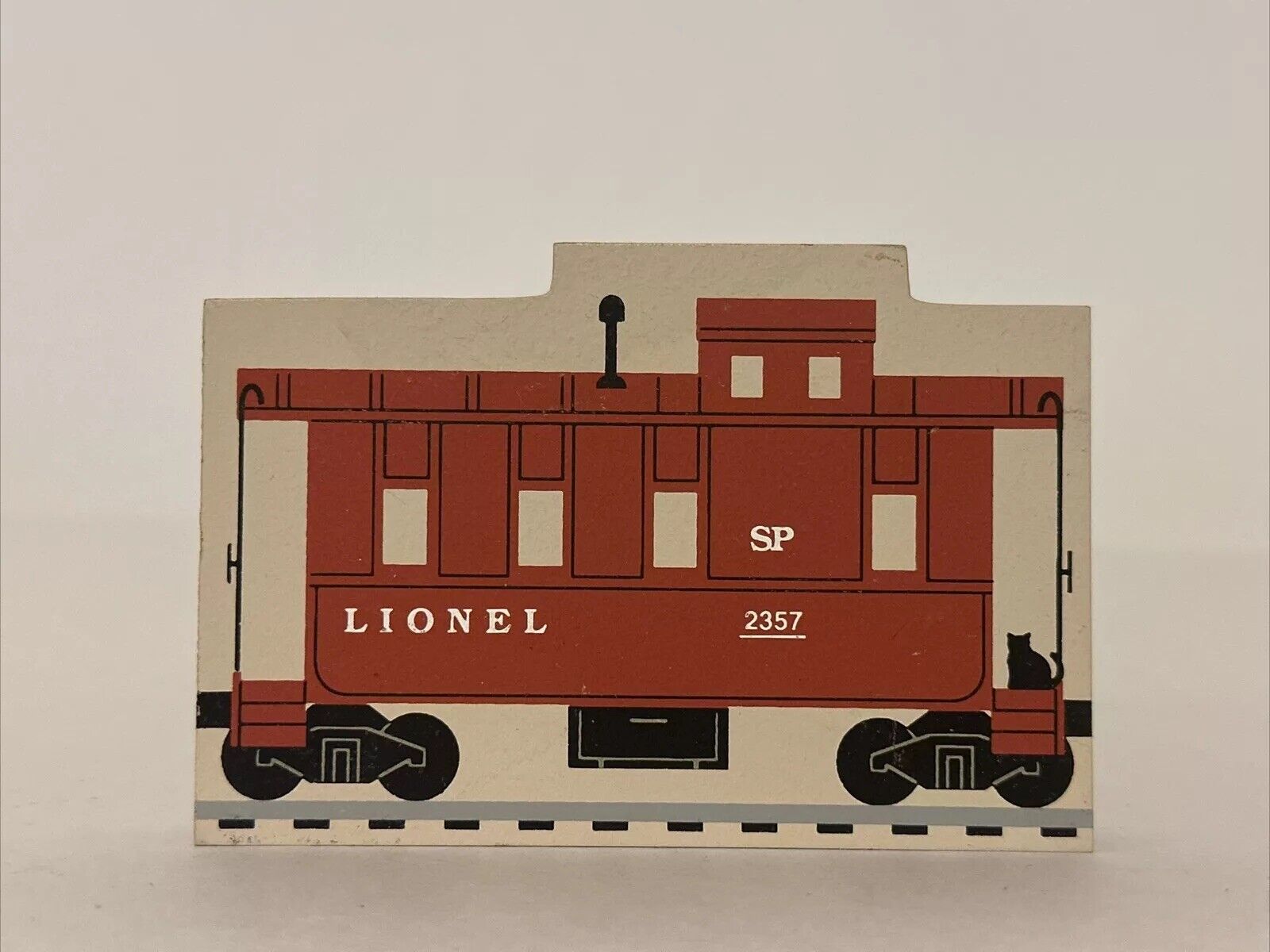 The Cats Meow Village Lionel Southern Pacific Type Illuminated Caboose 95 Faline