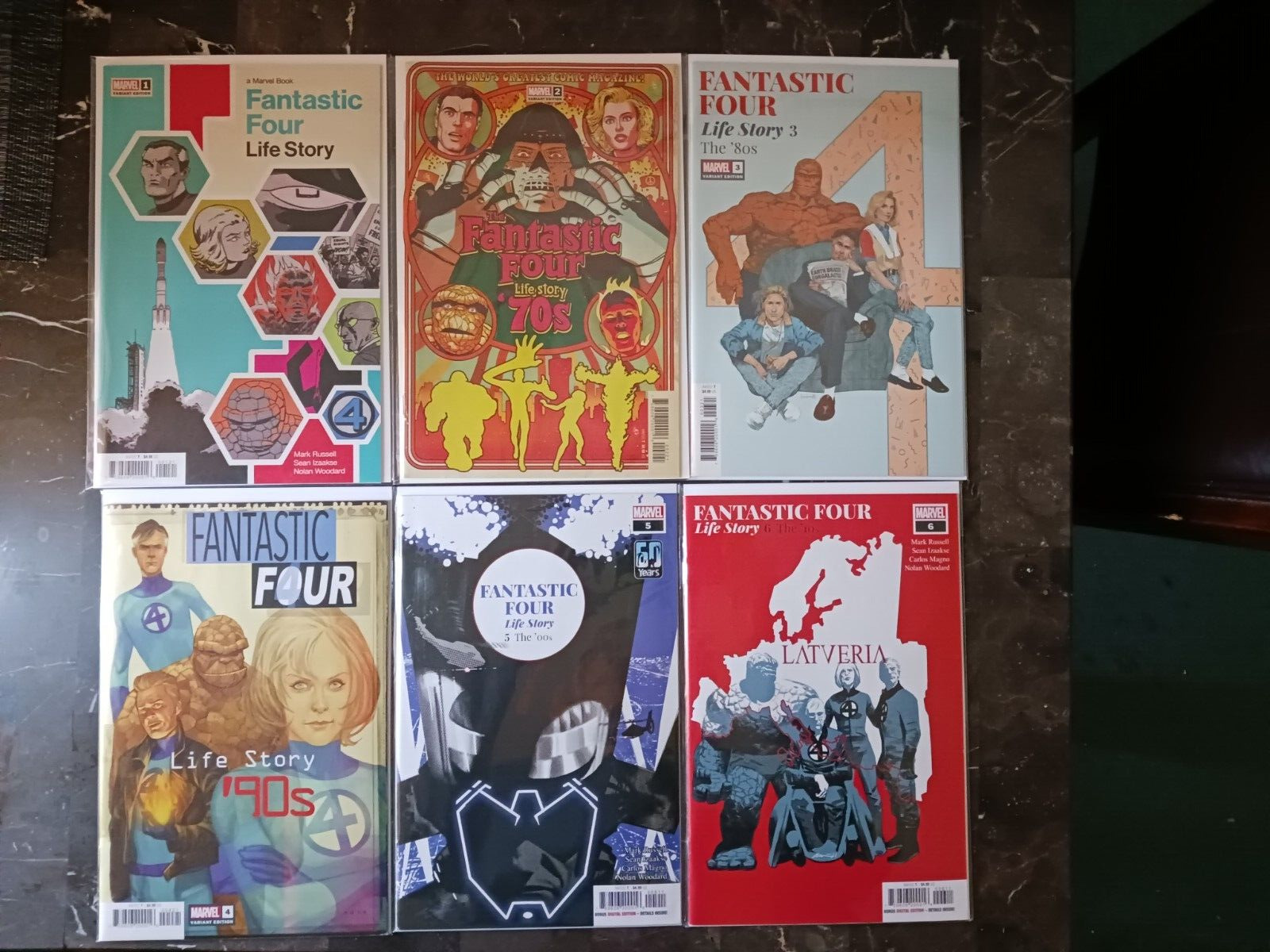 Fantastic Four: Life Story #1-6 Complete 2021 Series -some variant covers