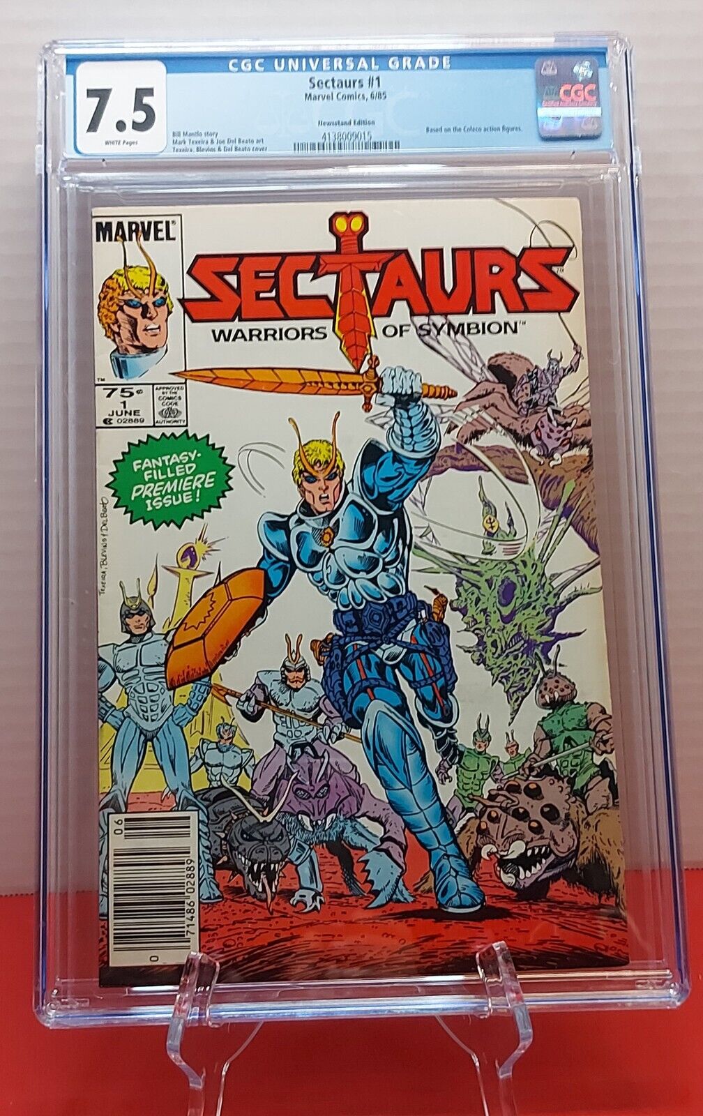 1985 Sectaurs #1 CGC Graded 