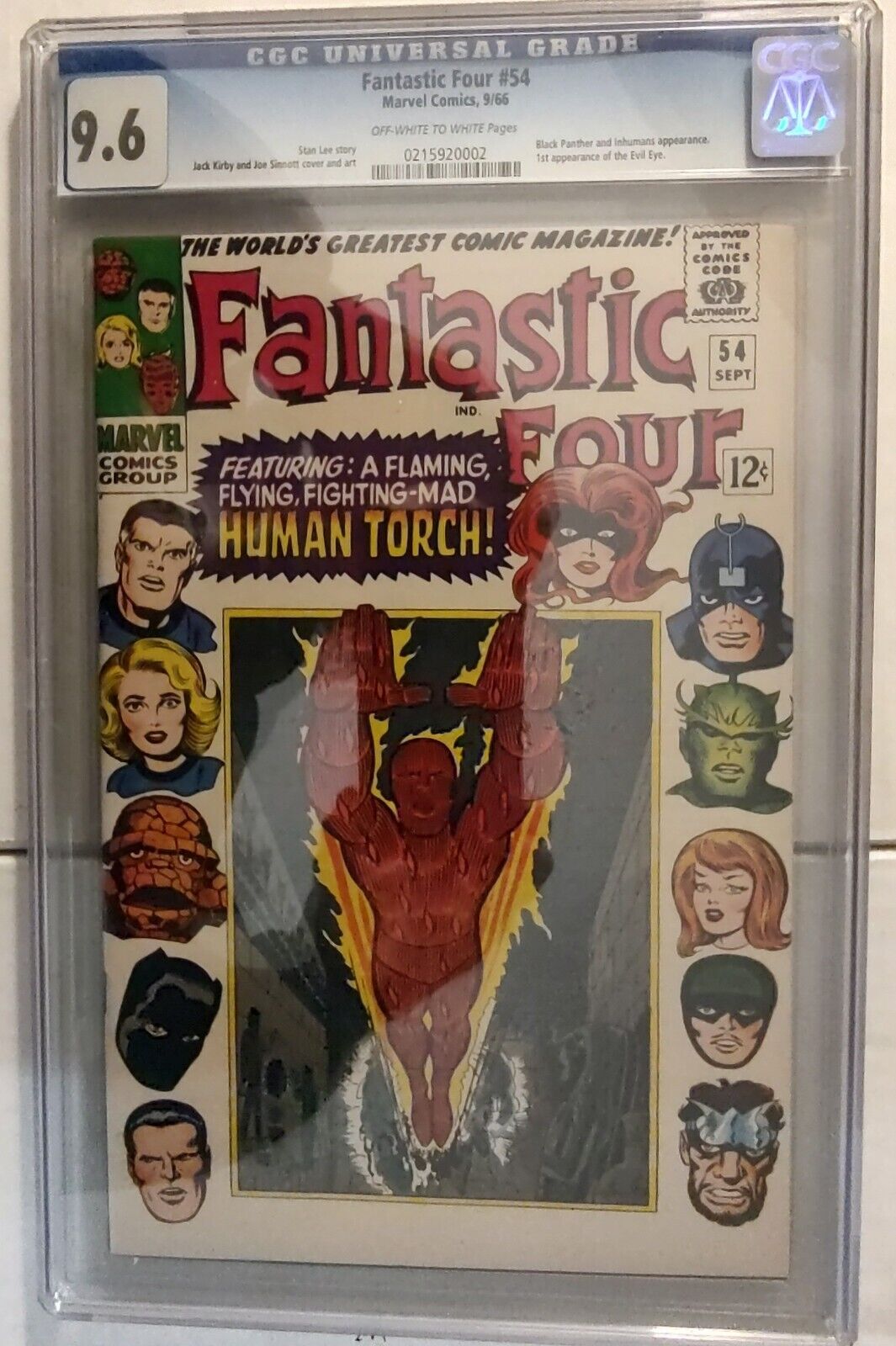 Fantastic Four #54 CGC 9.6 