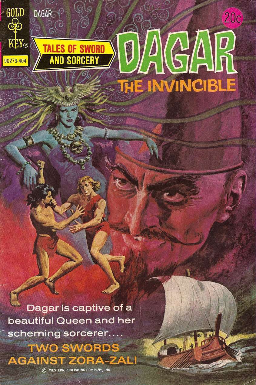 Dagar the Invincible (Tales of Sword and Sorcery ) #7 FN; Gold Key | we combine