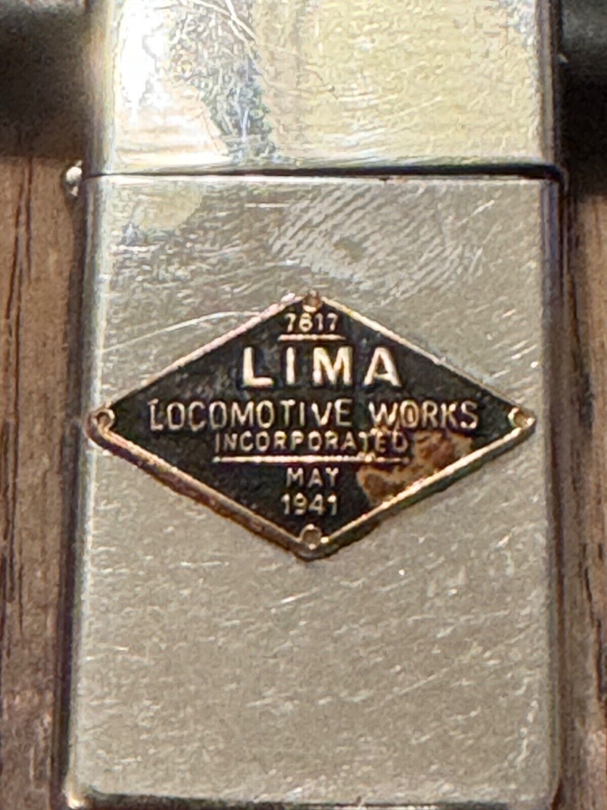 Zippo Lighter Lima Locomotive Works