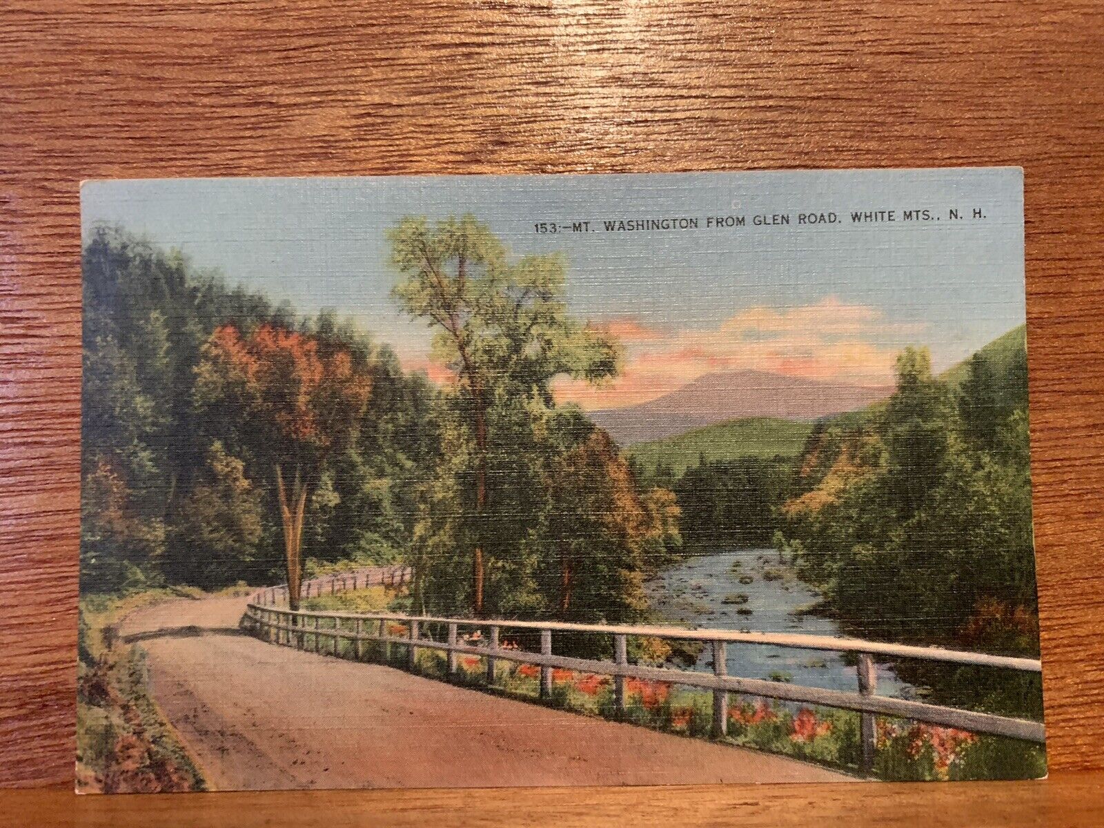 Vintage Postcard MT Washington White Mountains New Hampshire
