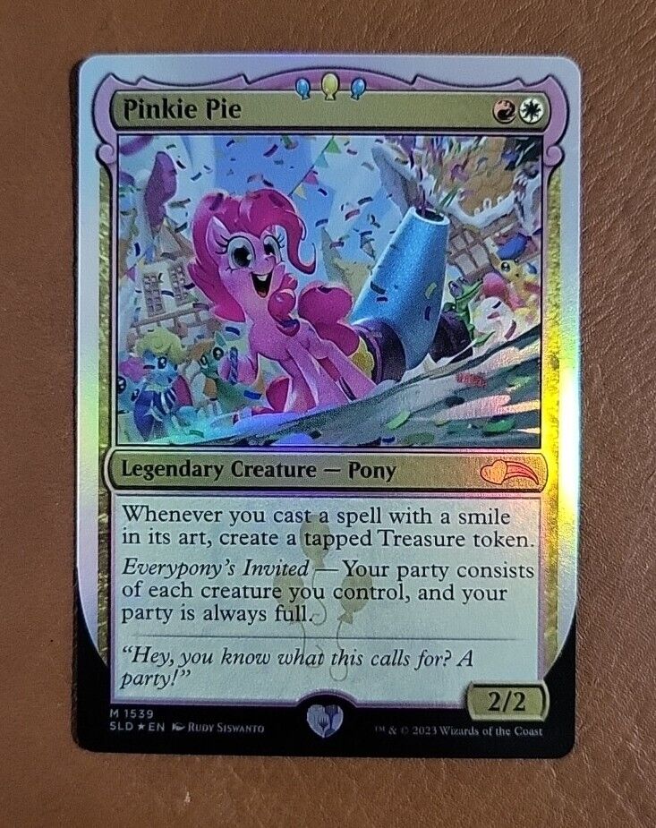 NM FOIL Pinkie Pie SLD #1539  The Galloping 2 My Little Pony 