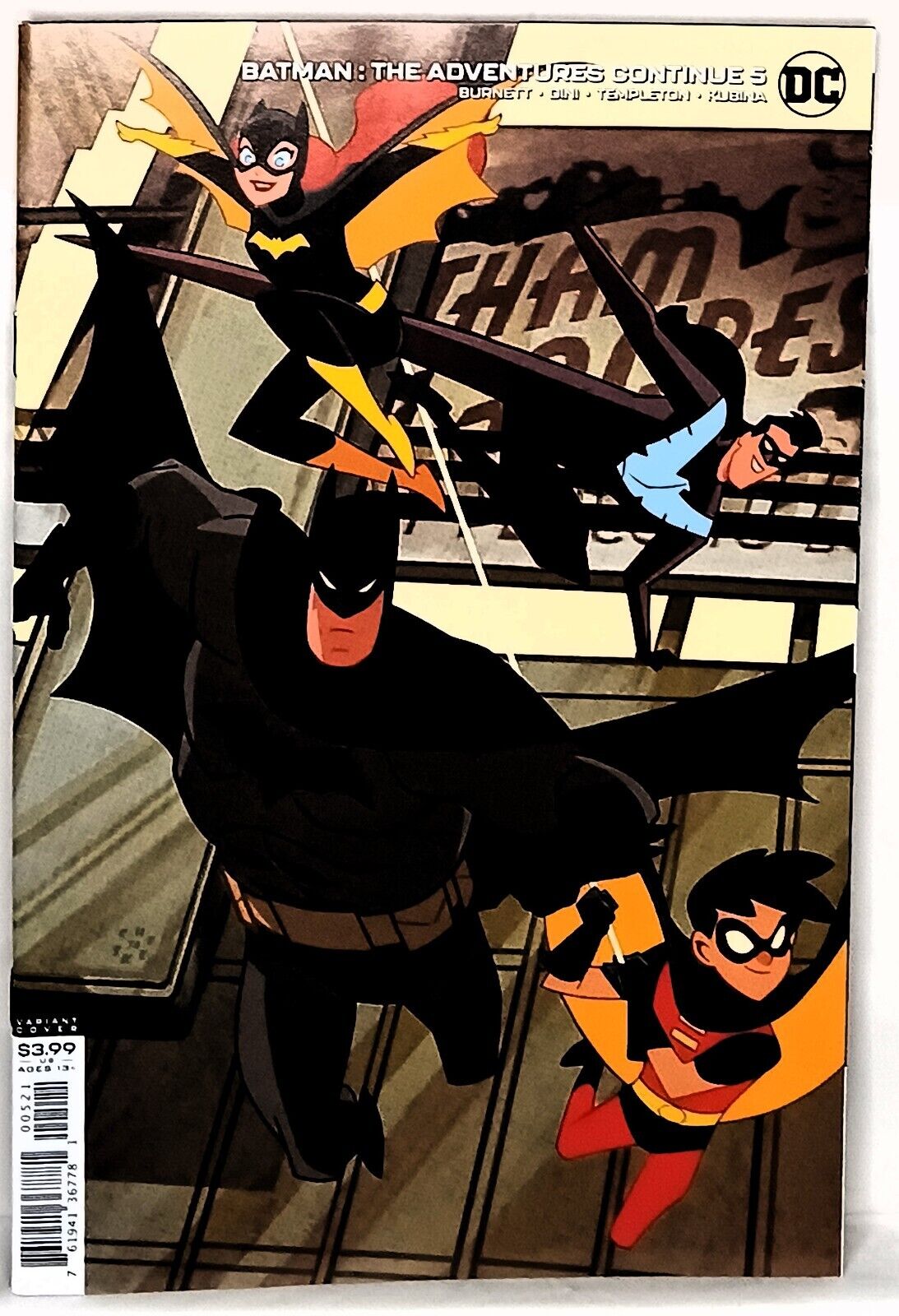 BATMAN the Adventures Continue #5 Sean Cheeks Galloway Variant Cover DC Comics