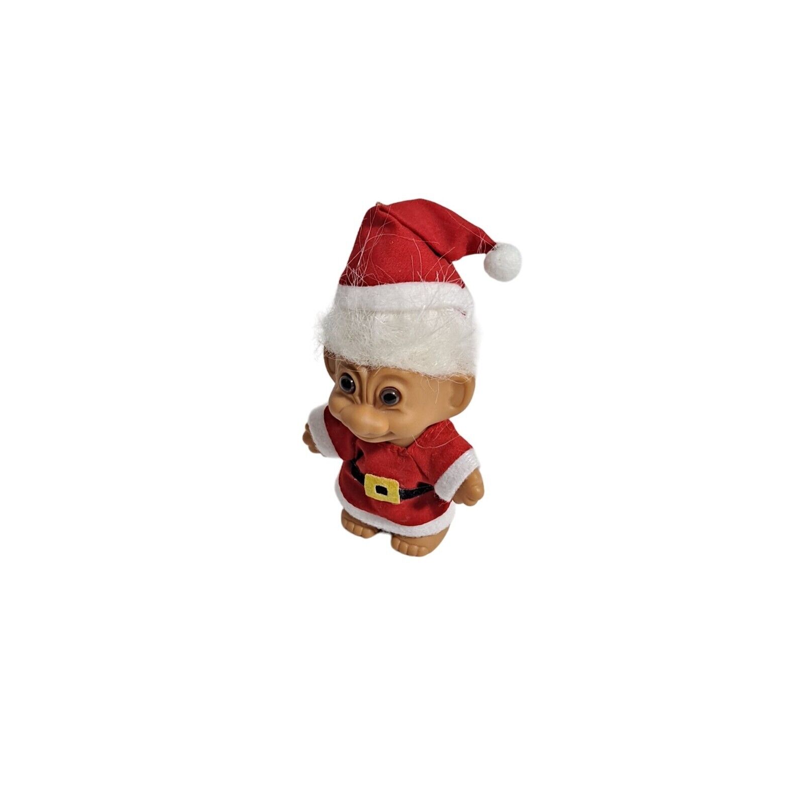 Vintage Russ Troll Santa Ornament/Toy China