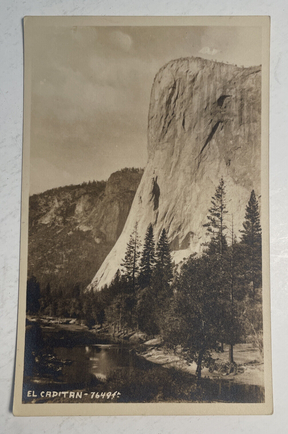 RPPC El Capitan Yosemite National Park California 1920s Post card
