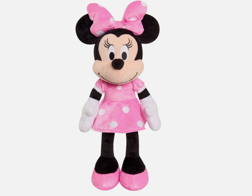 Minnie Mouse Plush Pink Dress Disney Brand