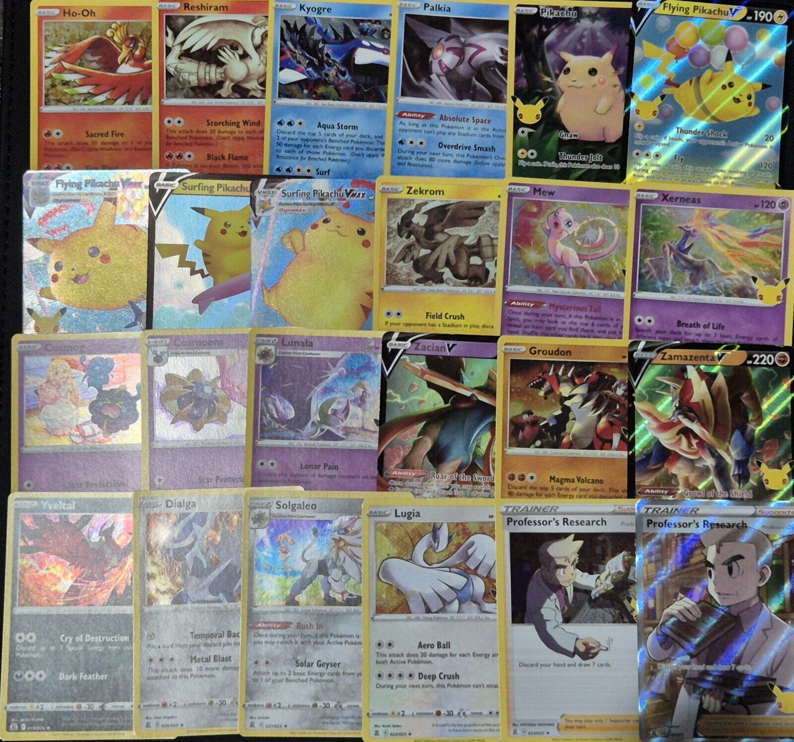 Pokémon TCG Celebrations 25th Anniversary Base Set Cards 1-24 Complete Set