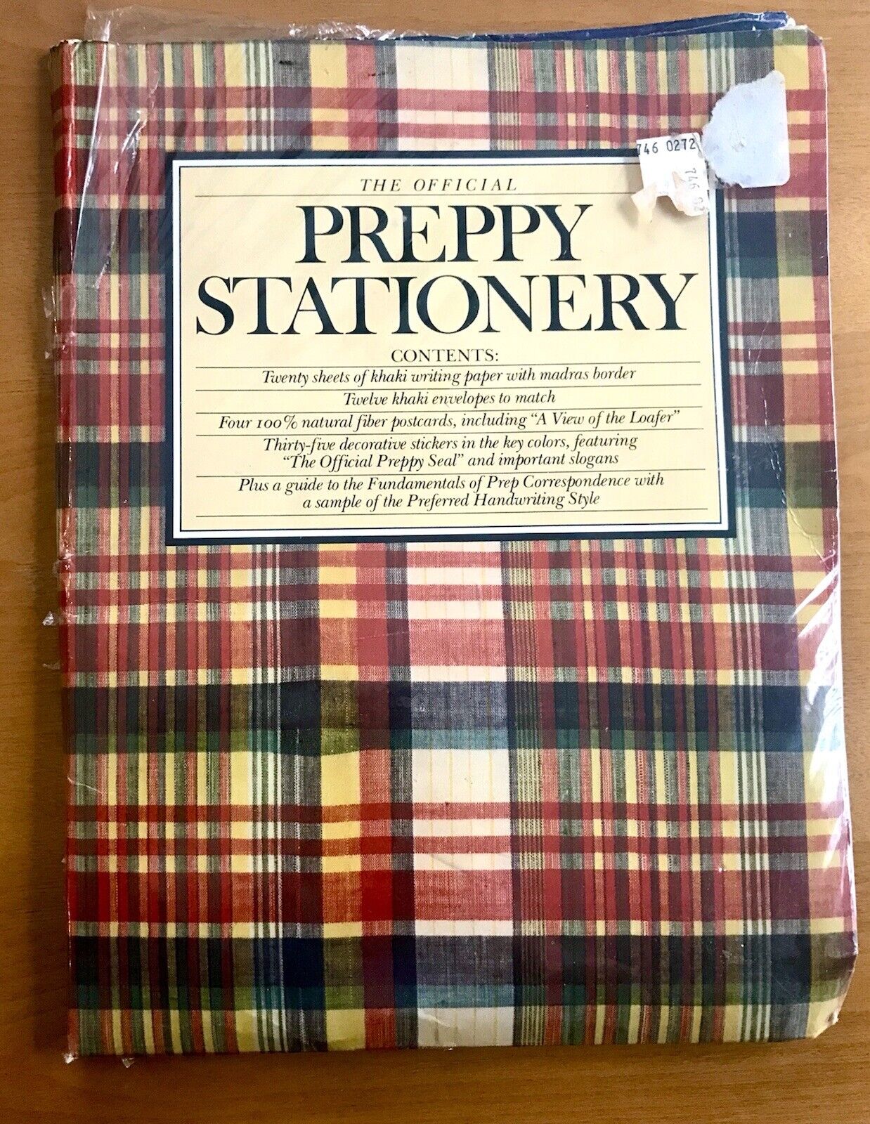 Rare Sealed-The Official Preppy Stationery Vintage (1981) Workman Publishing