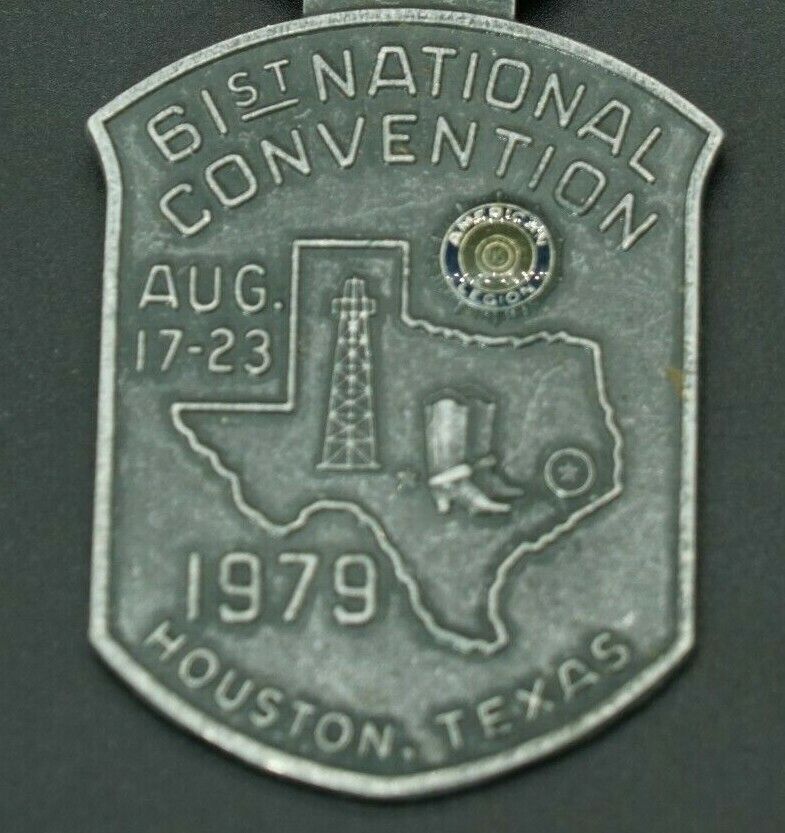 1979 Houston Texas American Legion 61st National Convention Watch Fob