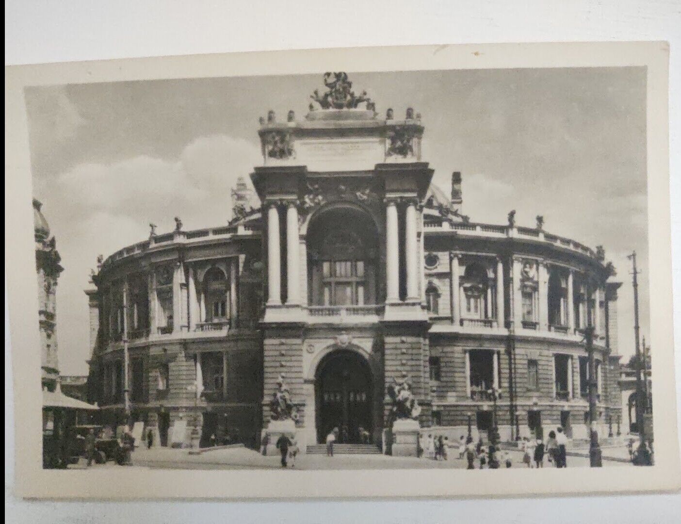 Vintage Russian Postcard Architecture Odessa Opera Theater Театр Оперы и Балета 