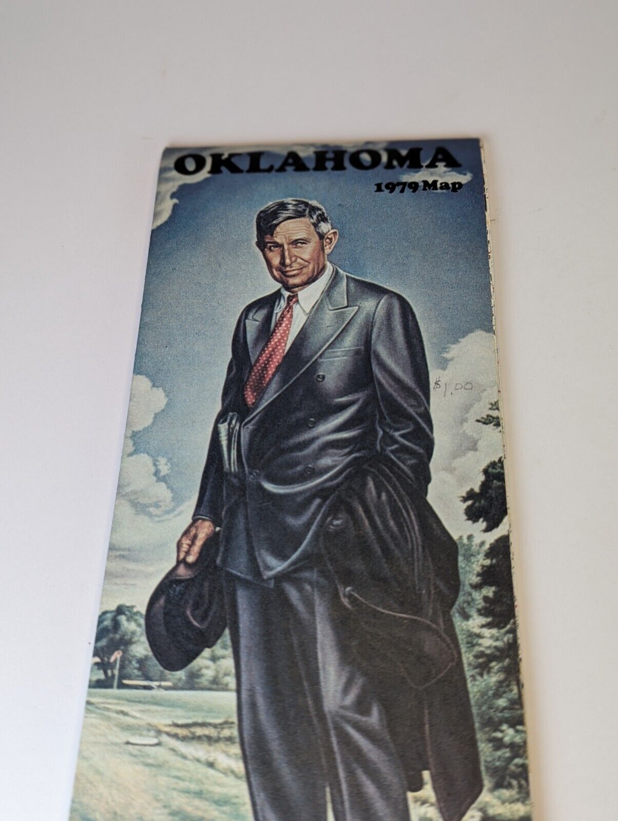 Vintage 1979 Oklahoma Official State Hwy. Road Map – 1st Printing (Will Rogers)