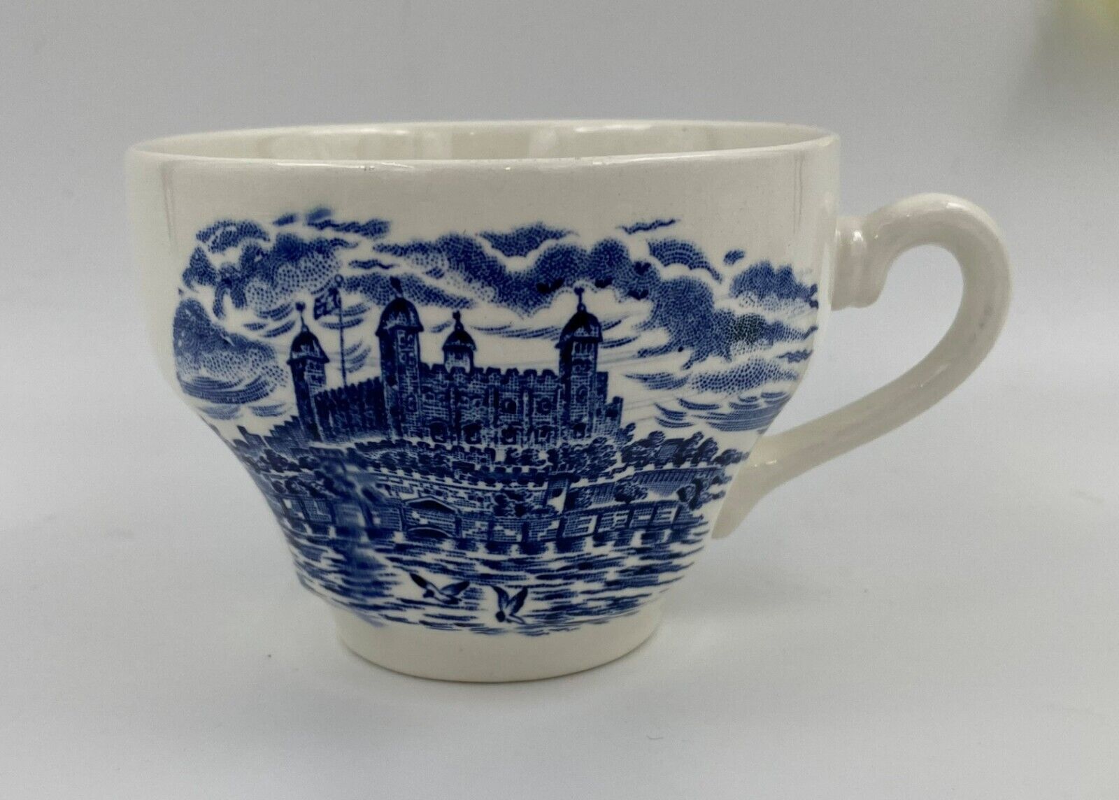 Wedgwood Royal Homes of Britain Blue Cup (s) Transferware